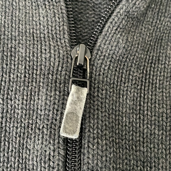 Structure blue Cardigan zipper sweater size L - Picture 4 of 6